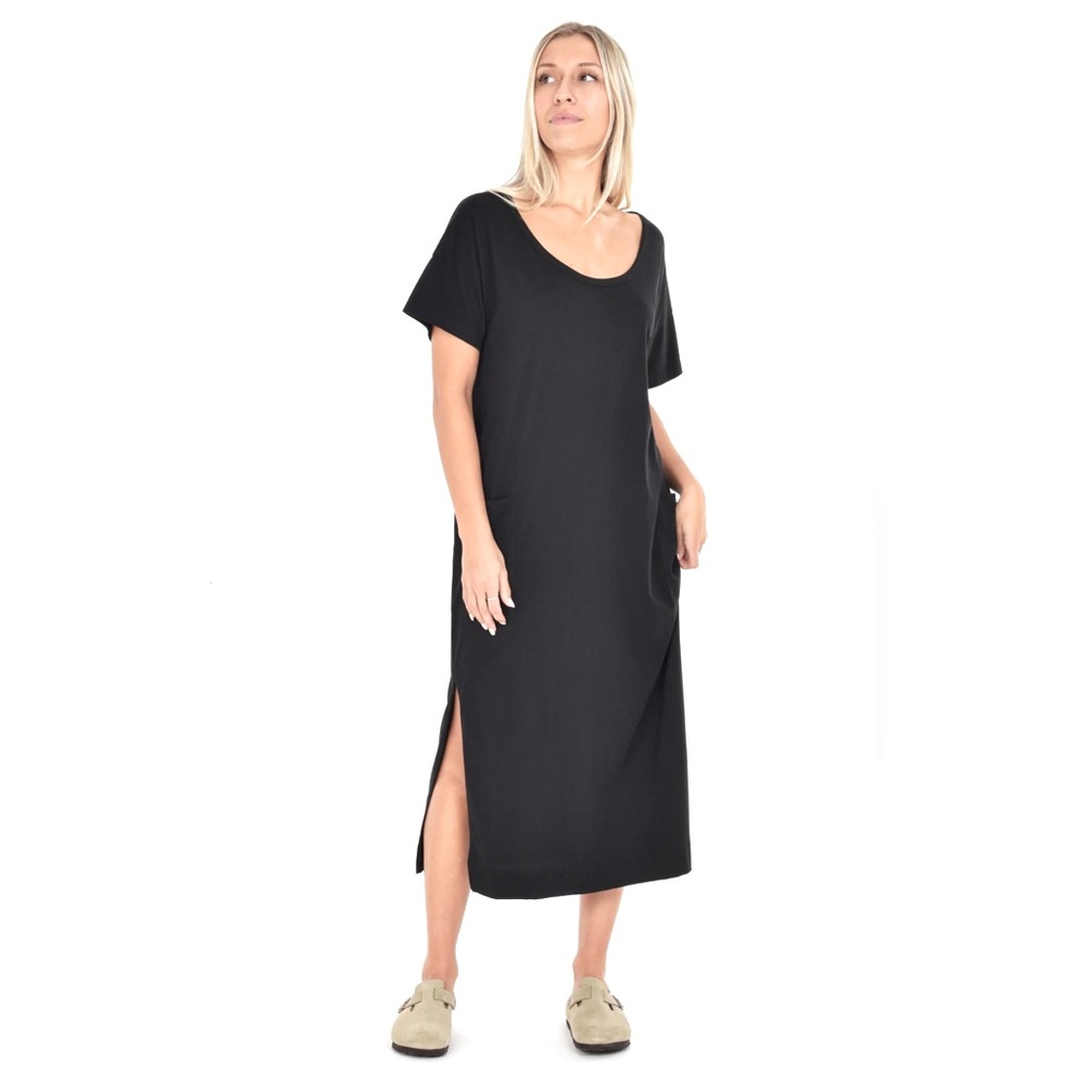 Paper Label Gemma Tee Dress Black Size Medium/Large